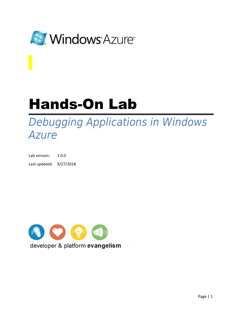 Debugging Applications in Windows Azure