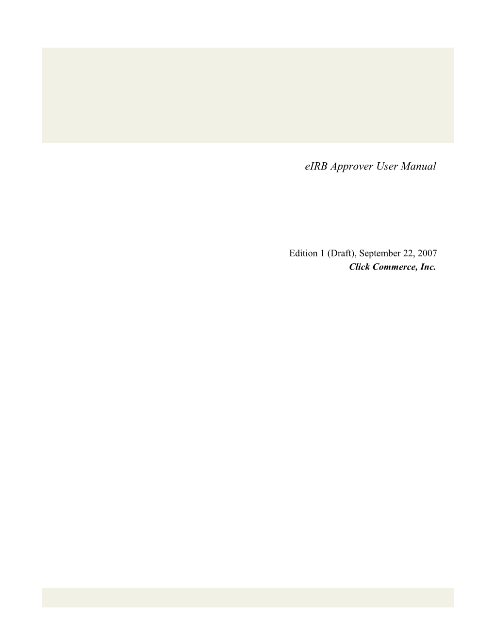Eirb Approver User Manual