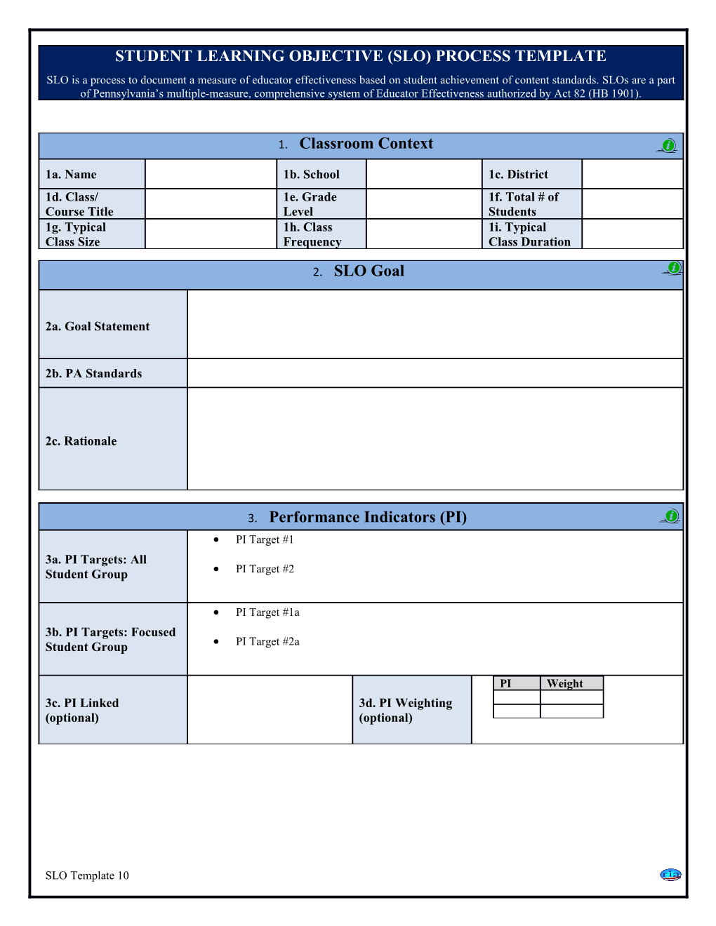 1. Classroom Context