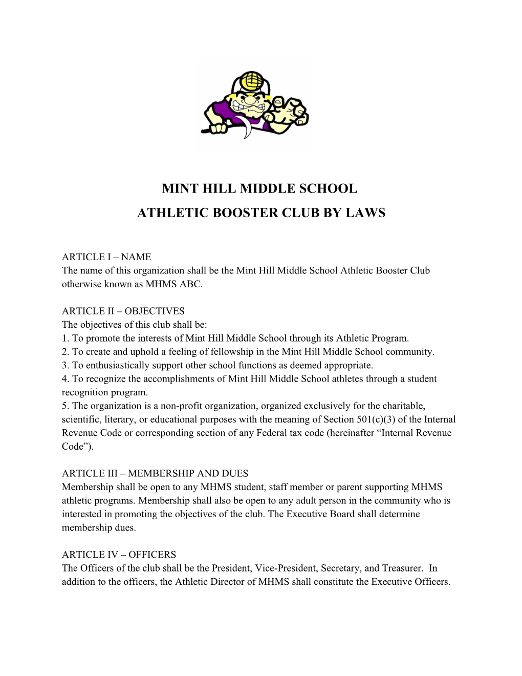 Mint Hill Middle School