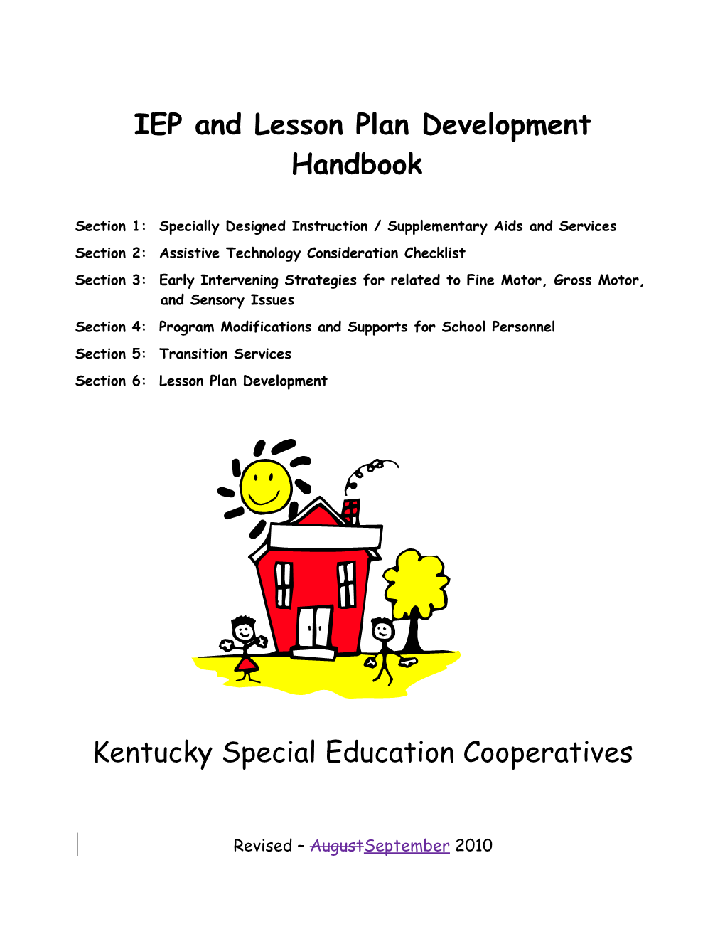 IEP and Lesson Plan Development