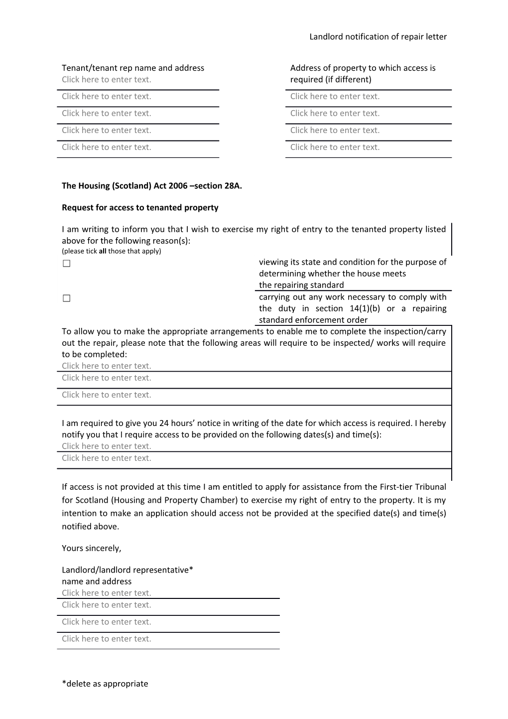 The Housing (Scotland) Act 2006 Section 28A