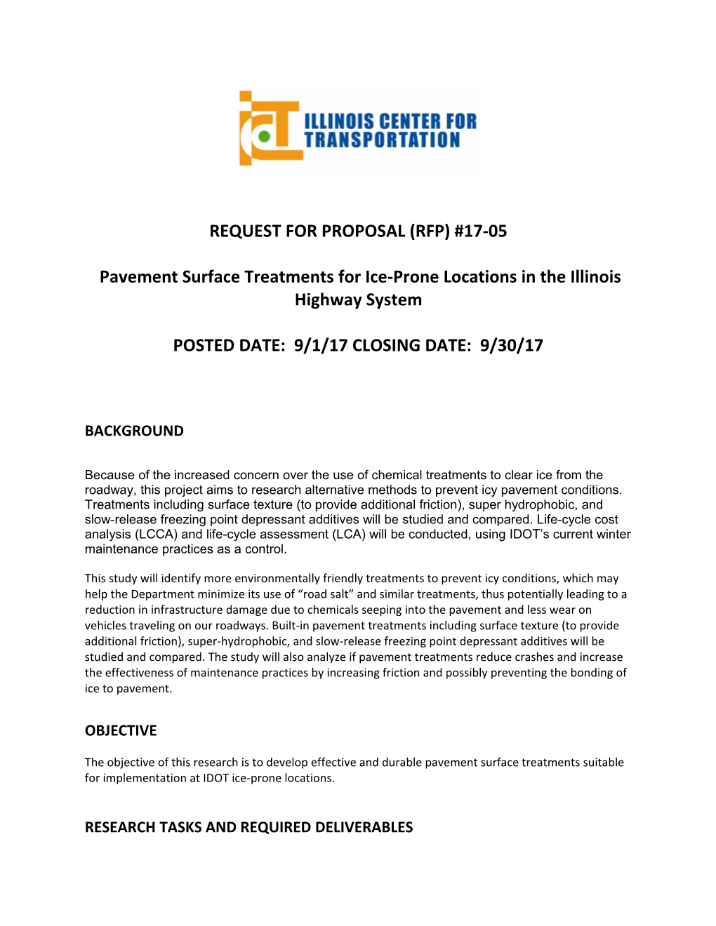 Request for Proposal (Rfp) #17-05