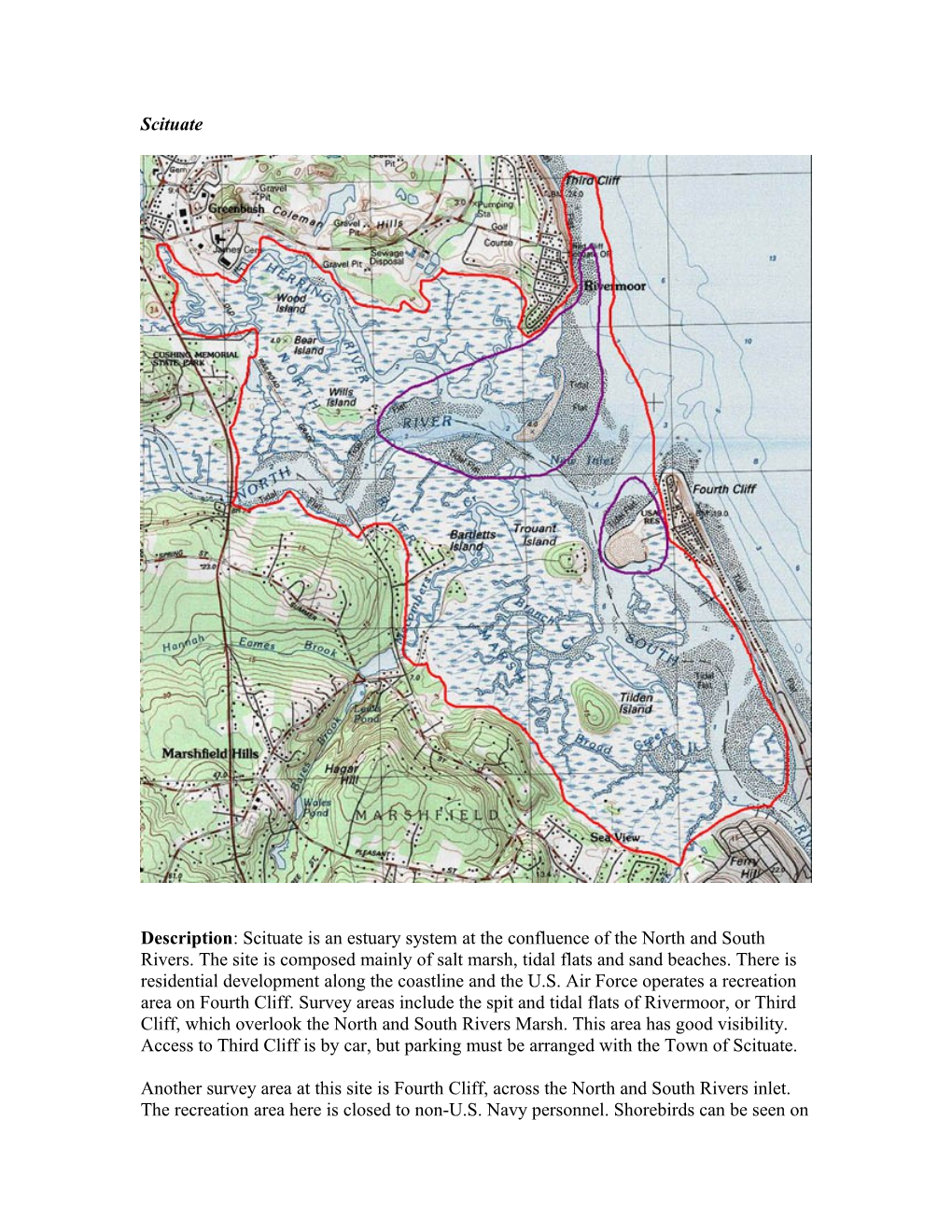 Survey Method: Ground Surveys Within Two Hours of High Tide