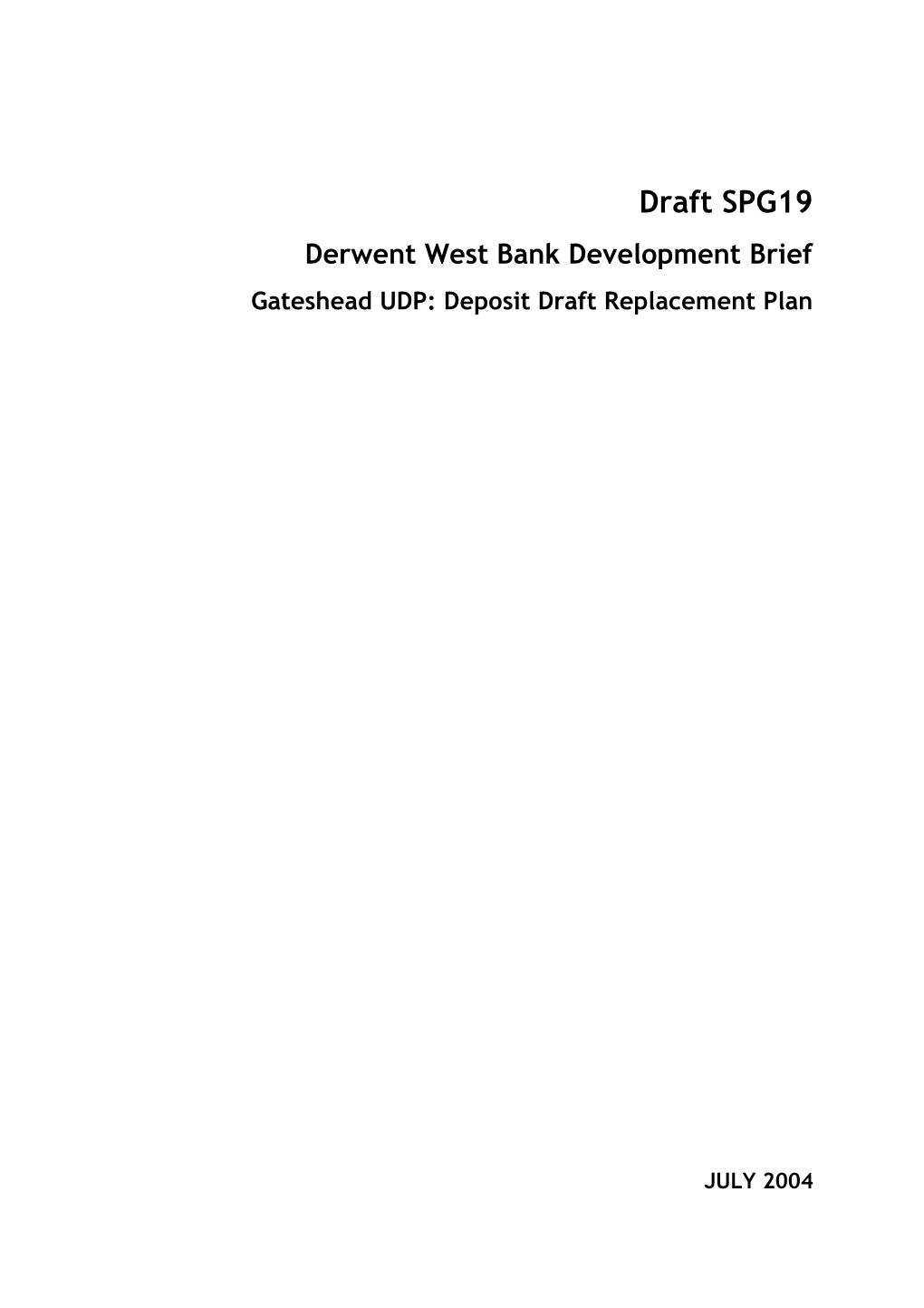 Northside, Birtley: Development Brief