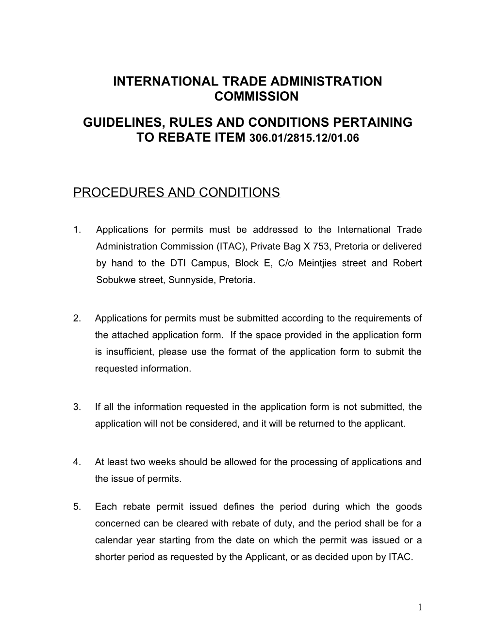International Trade Administration Commission s1