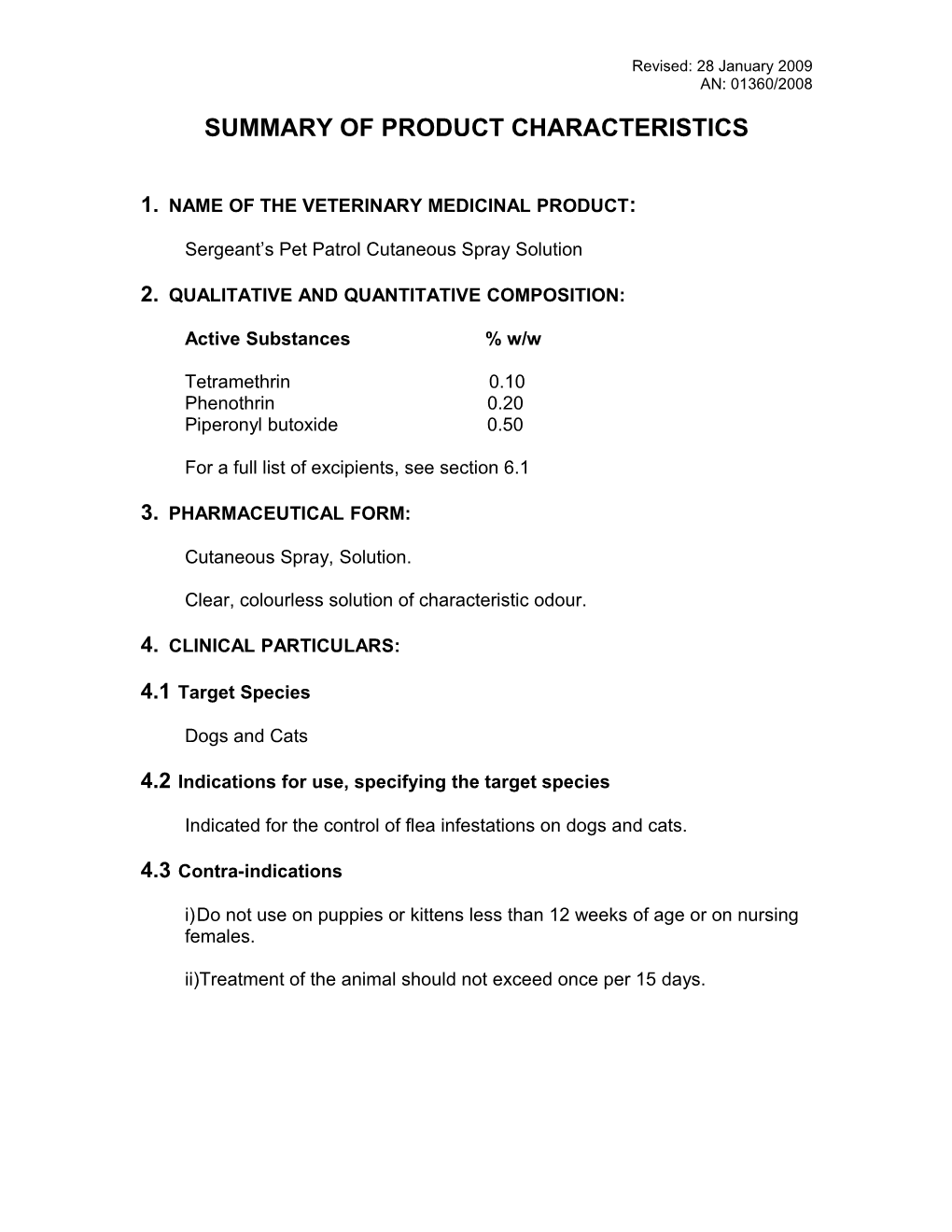 Summary of Product Characteristics s5