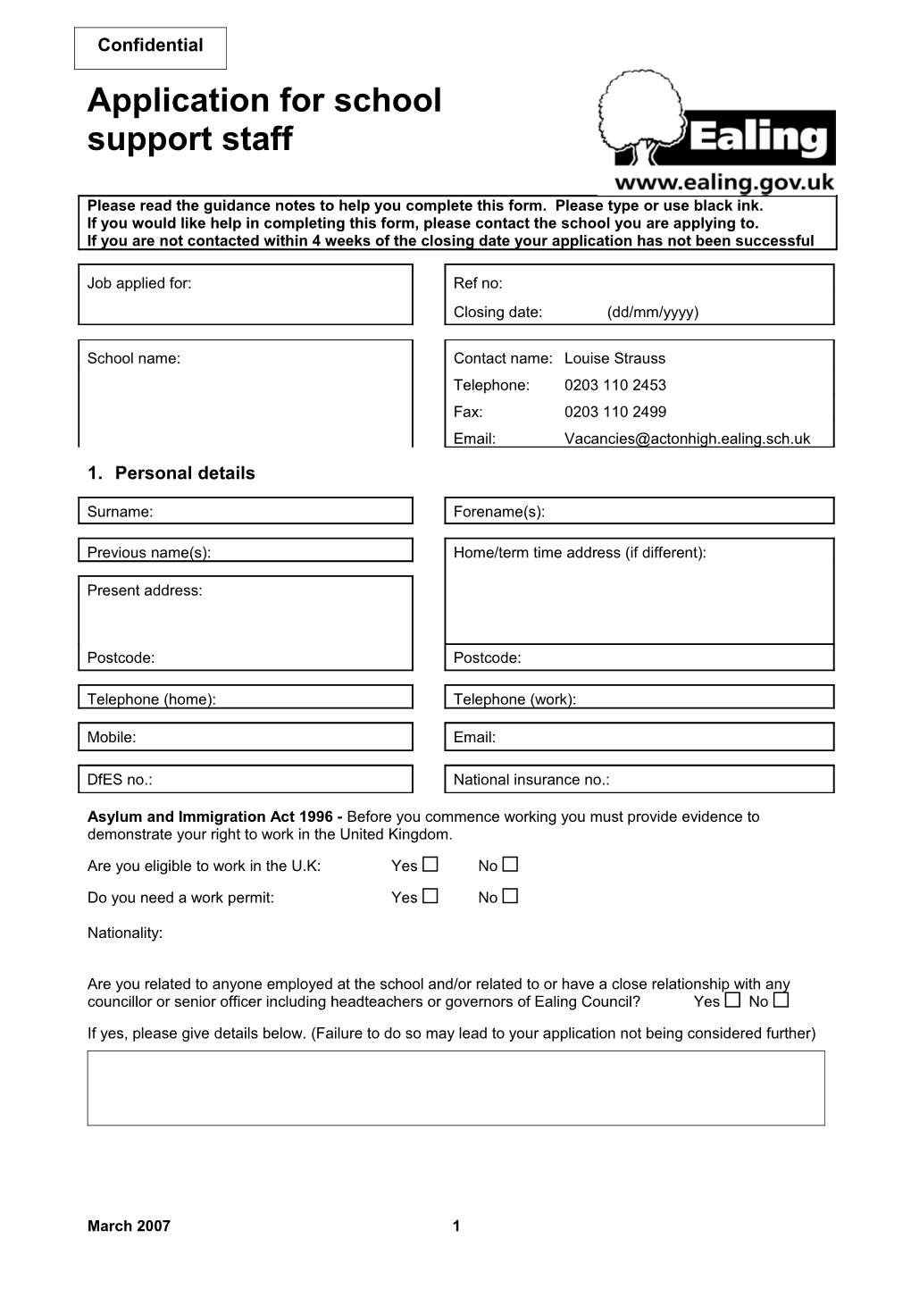 Are You Eligible to Work in the U.K: Yes No s1