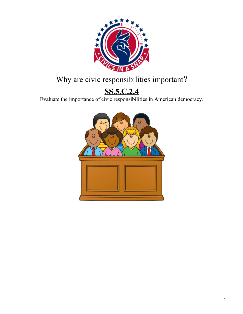 Why Are Civic Responsibilities Important?