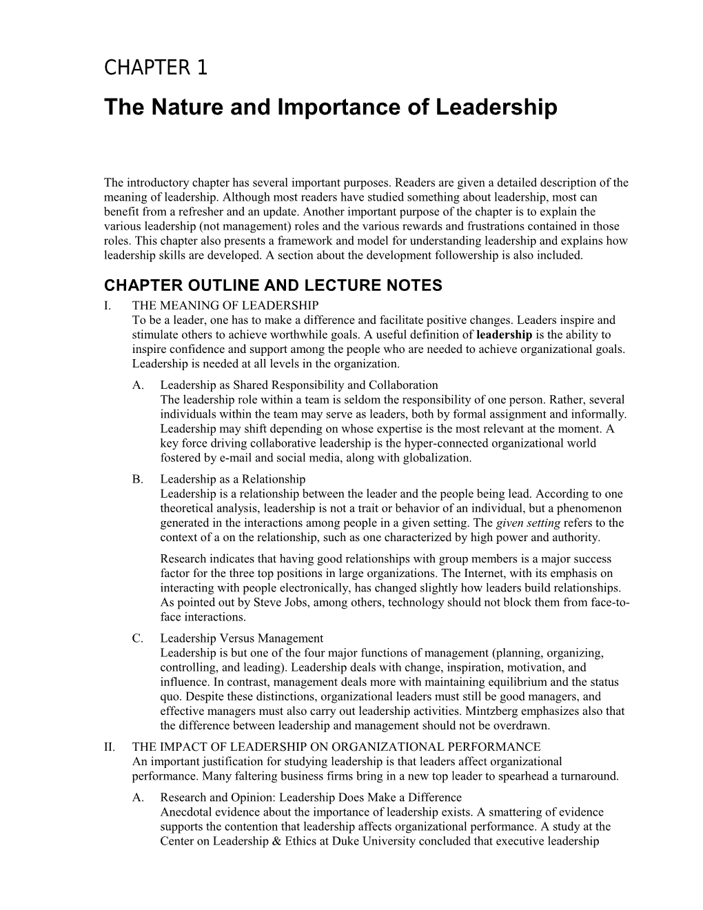 The Nature and Importance of Leadership s1