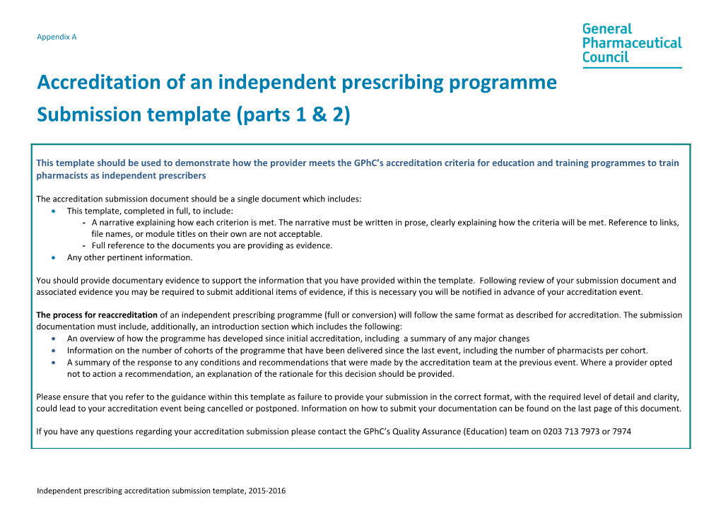 Mpharm Template Submission