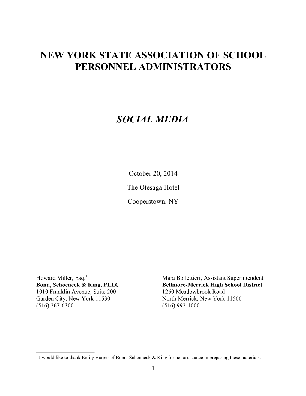New York State Association of School Personnel Administrators