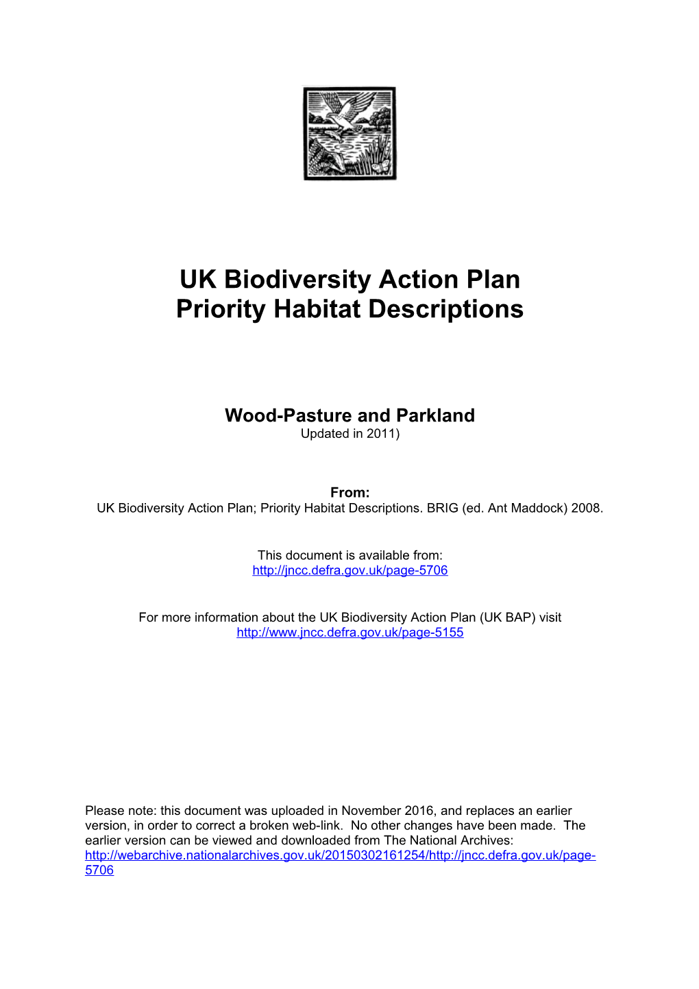 UK Biodiversity Action Plan s1