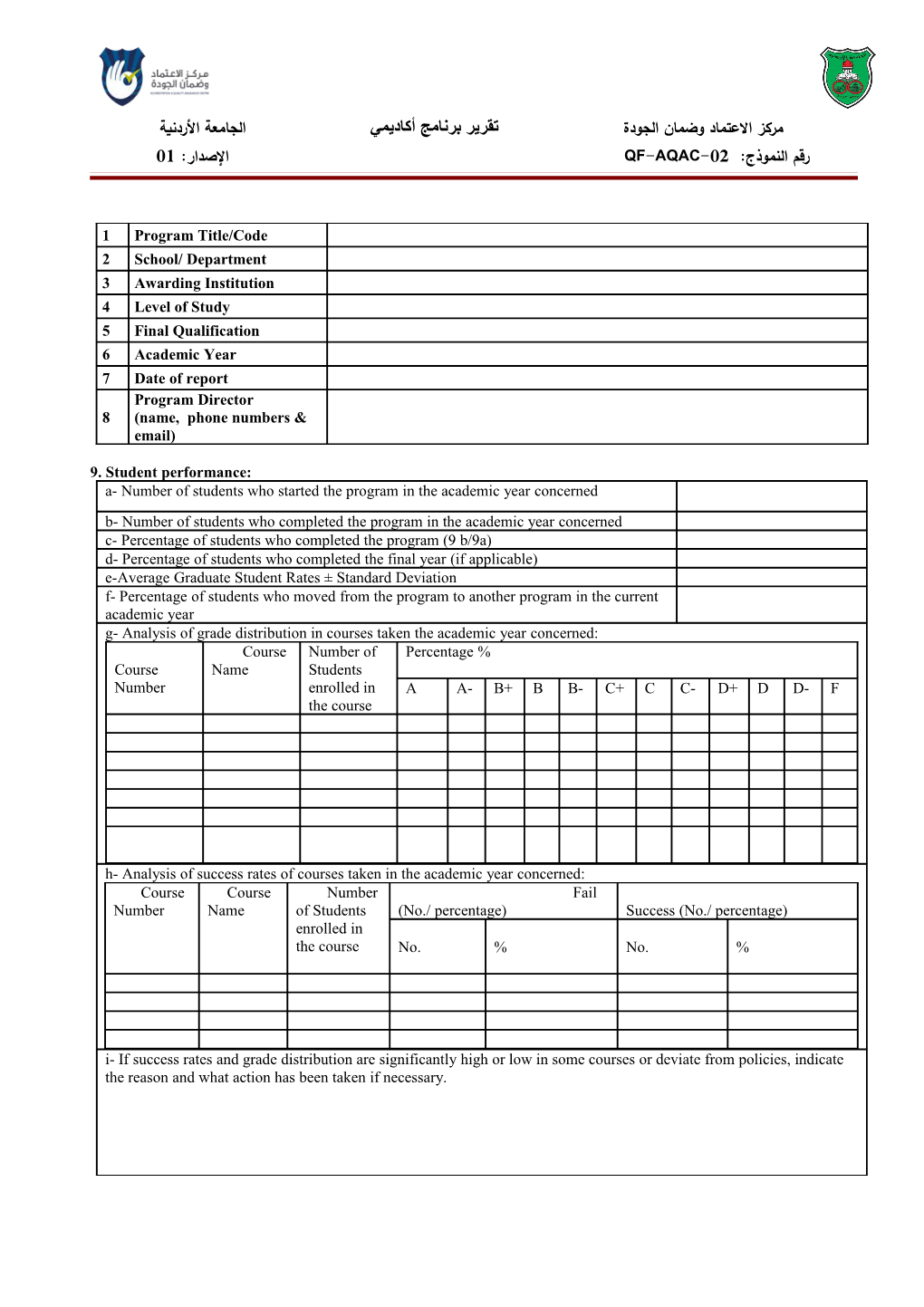 10. Areas of Concern and Follow Up