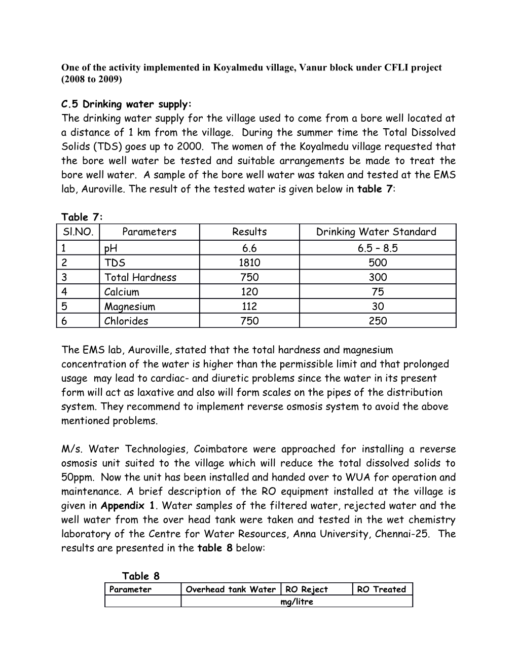 One of the Activity Implemented in Koyalmedu Village, Vanur Block Under CFLI Project