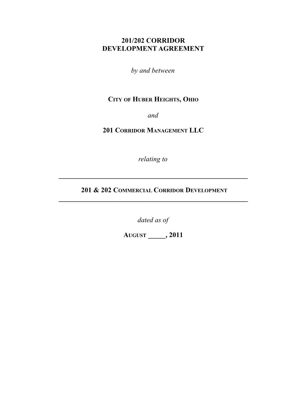 Development Agreement