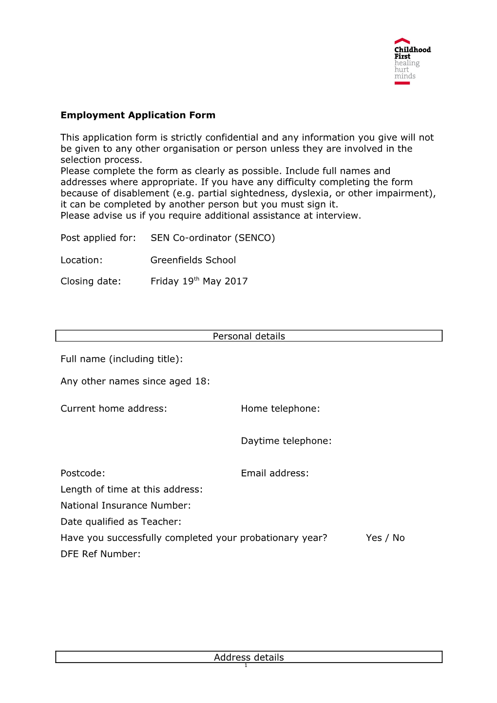 Employment Application Form s6