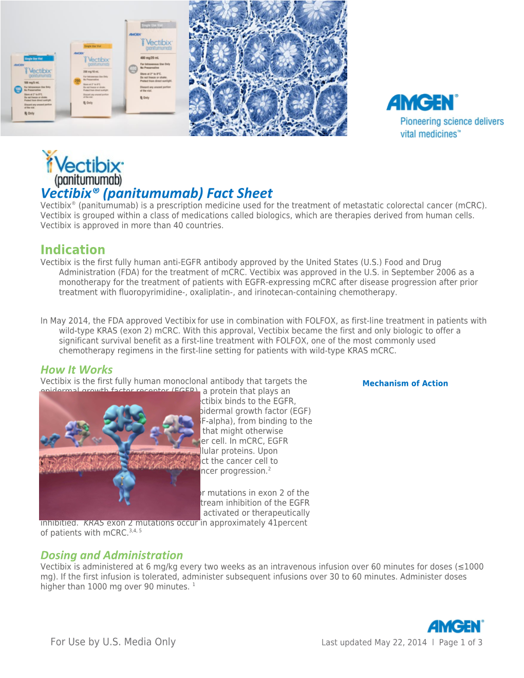 Vectibix Fact Sheet August Update