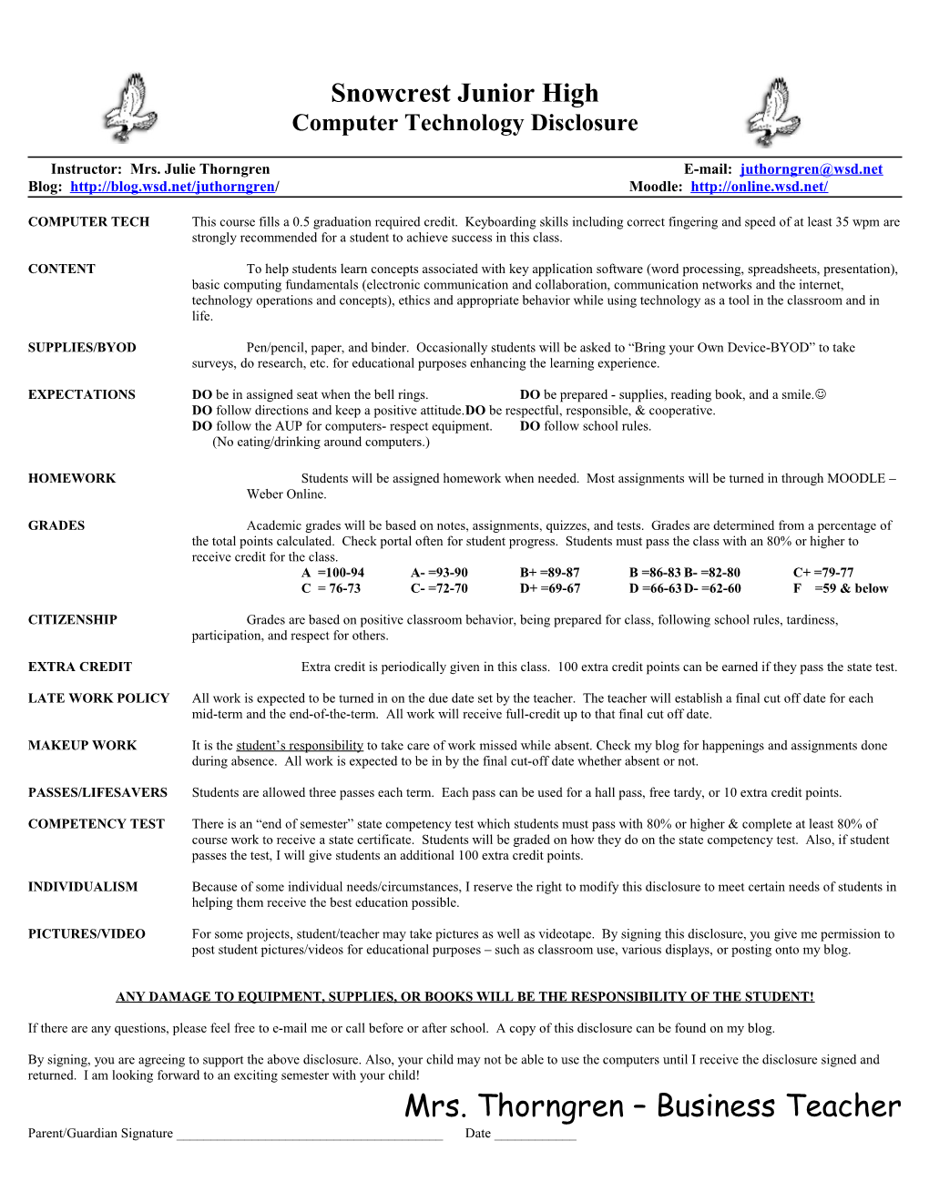 Tlc Course Disclosure s1