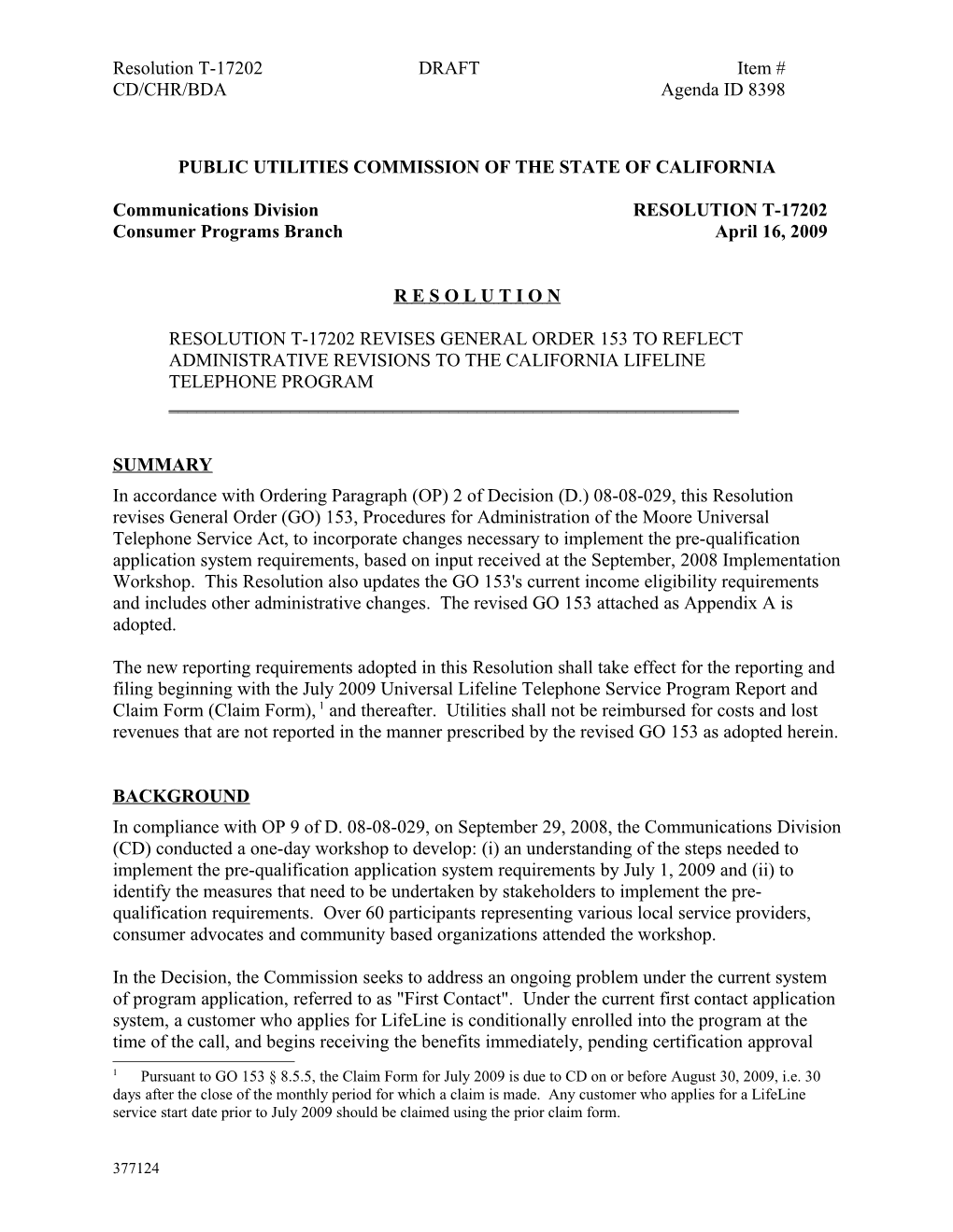 Public Utilities Commission of the State of California s162