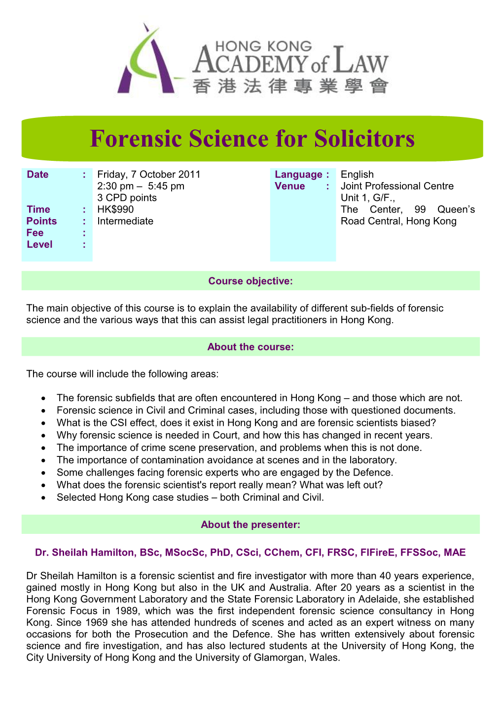 Forensic Science in Civil and Criminal Cases, Including Those with Questioned Documents
