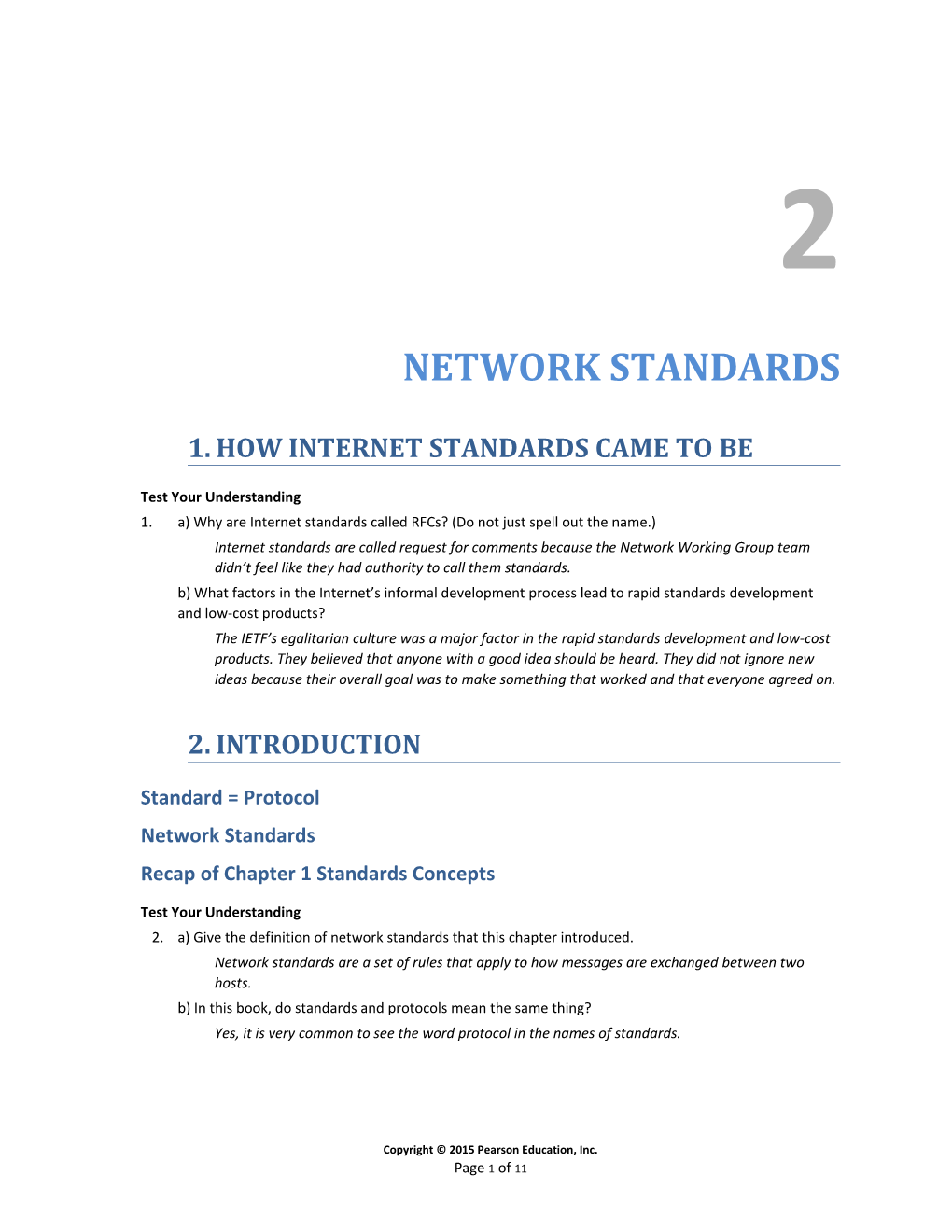 How Internet Standards Came to Be