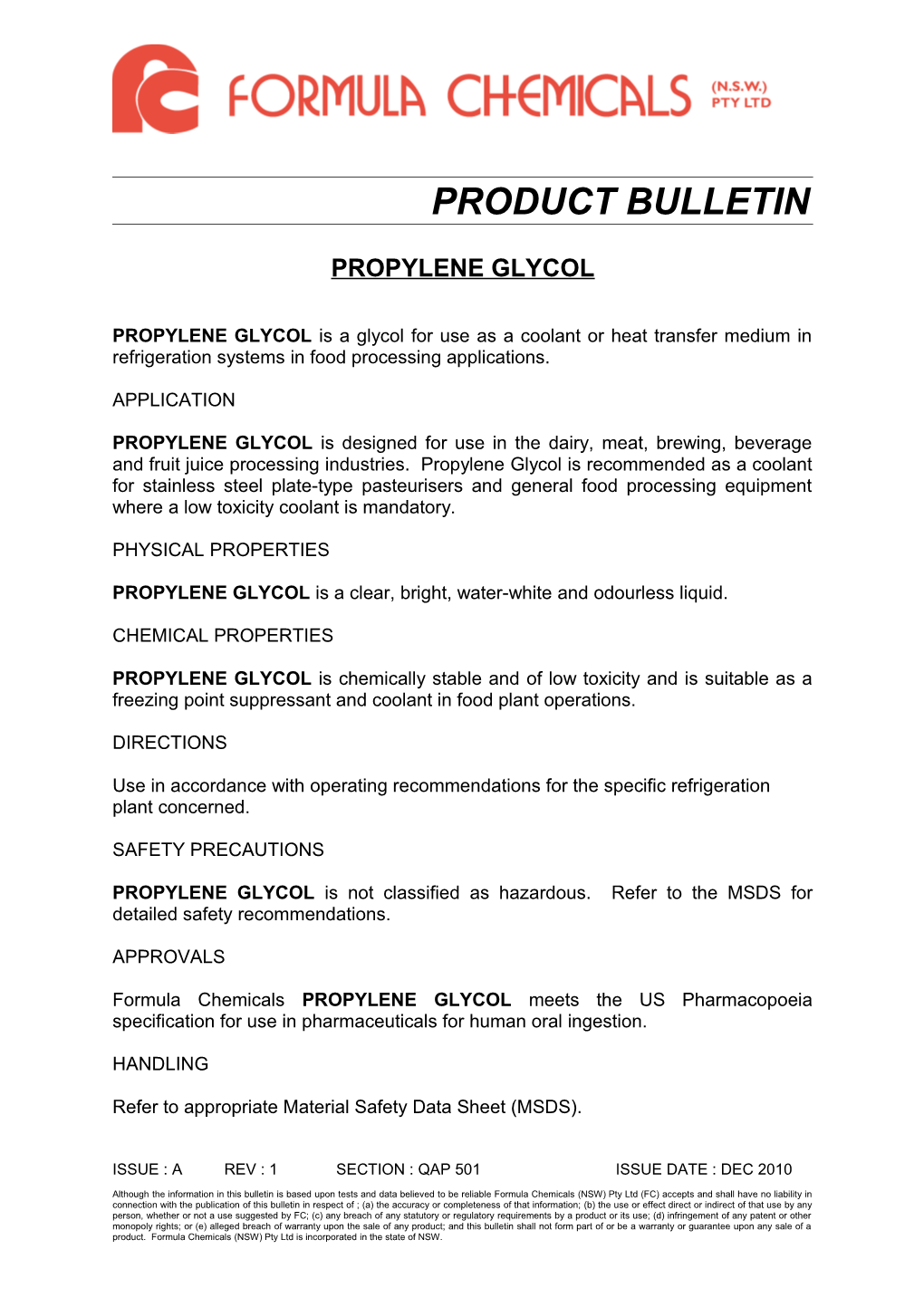 Product Bulletin s2
