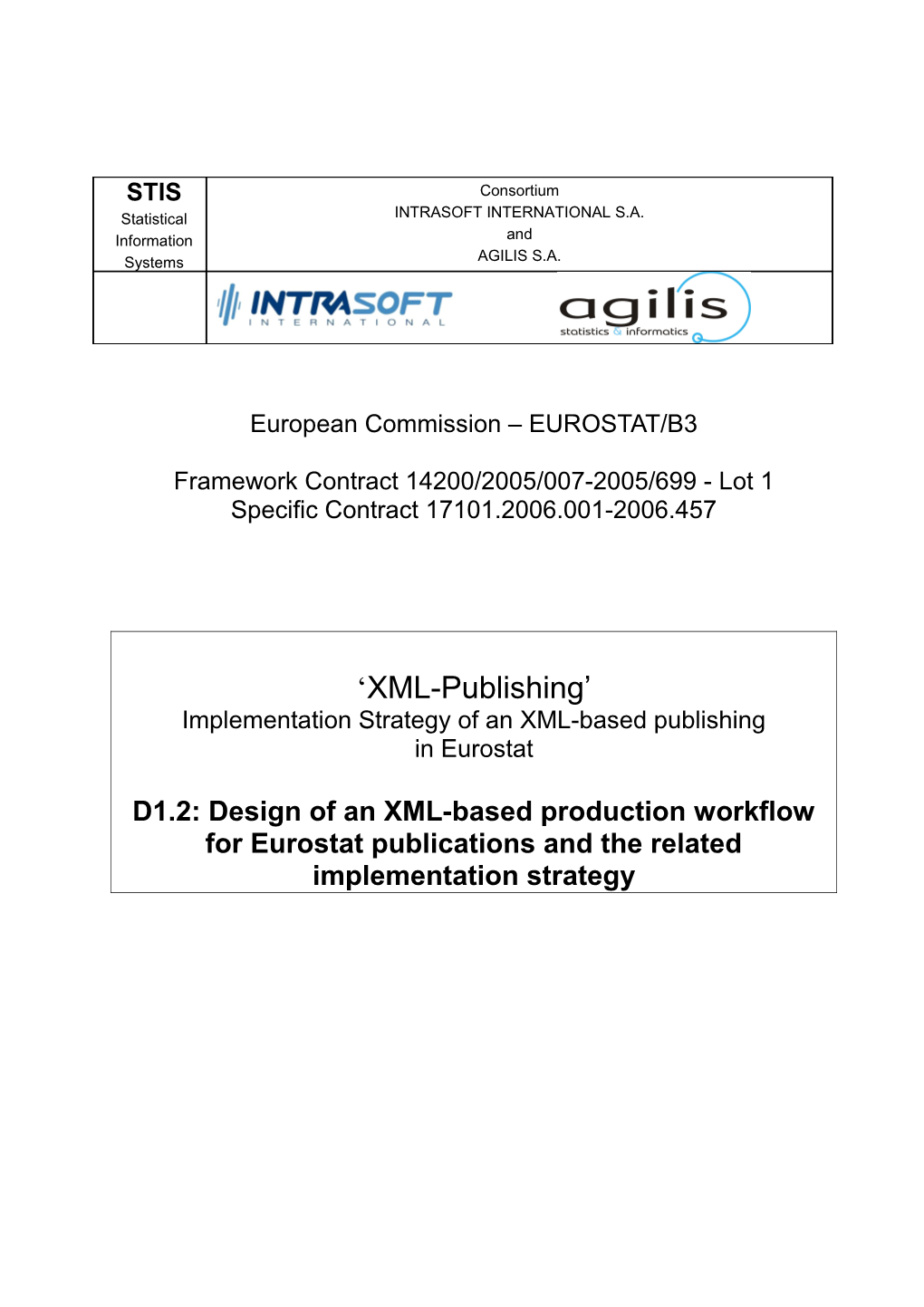 XML-Publishing - Implementation Strategy
