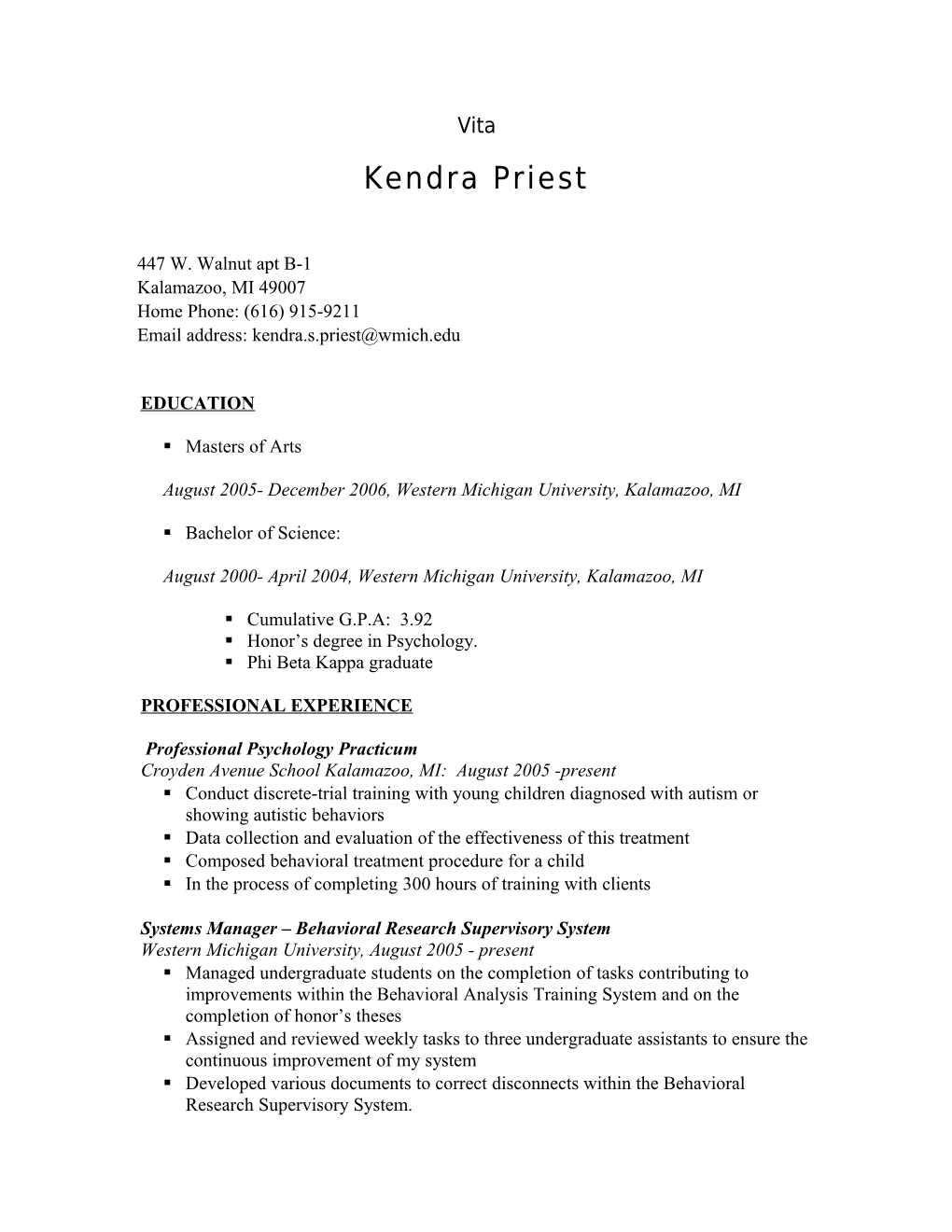 Kendra Priest