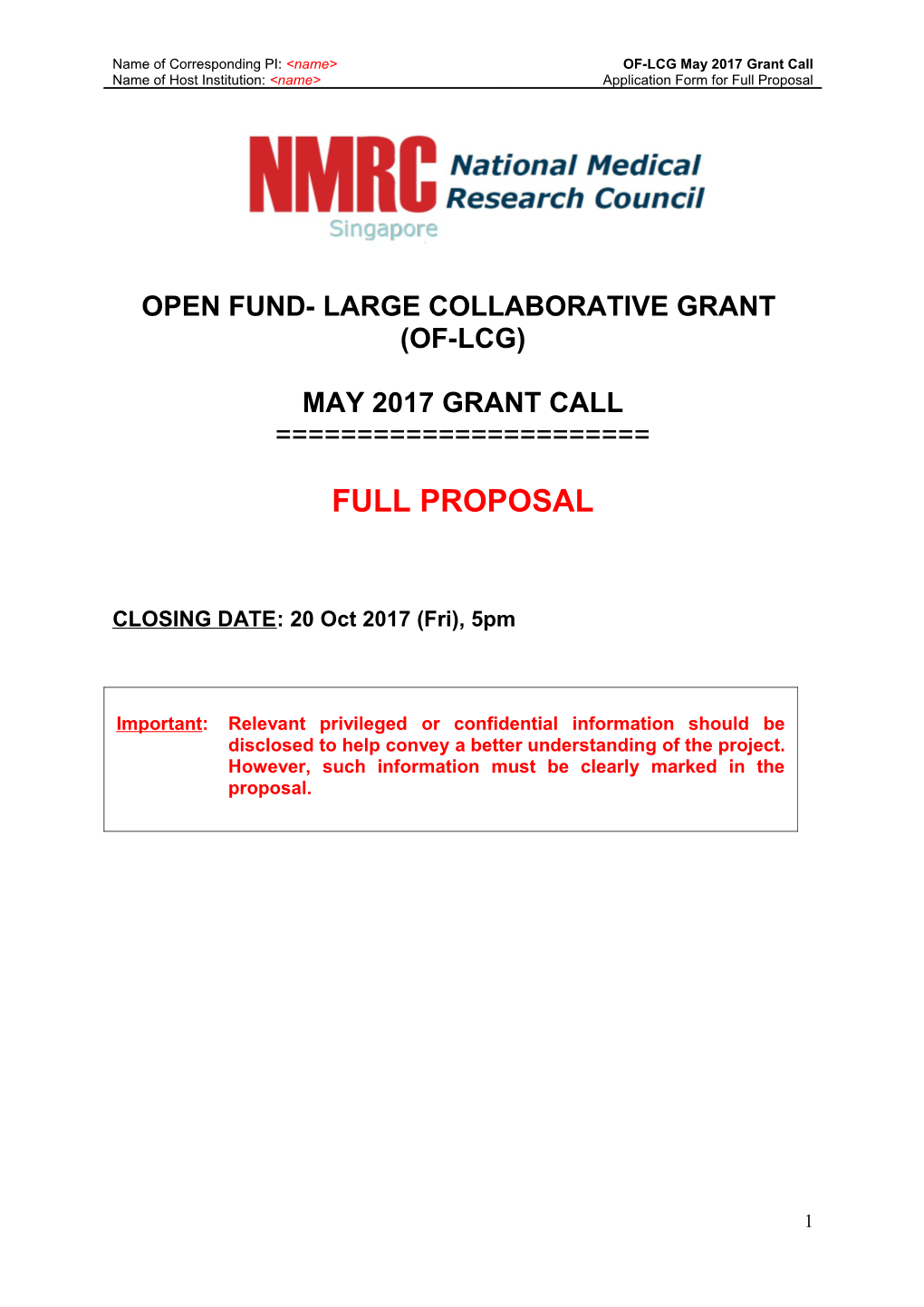 Open Fund- Large Collaborative Grant