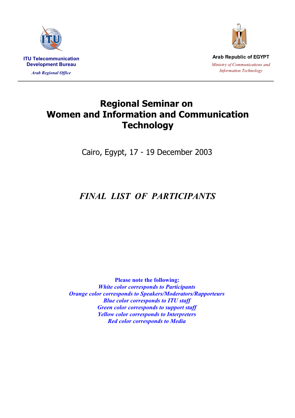 Women and Information and Communication Technology