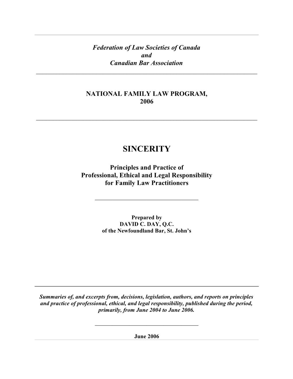 Federation of Law Societies of Canada