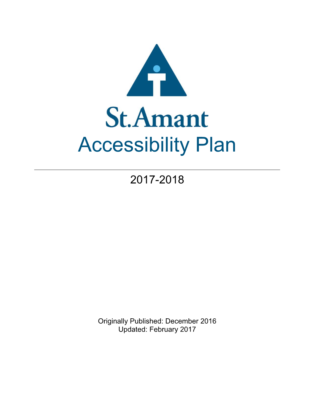 St.Amant Accessibility Plan