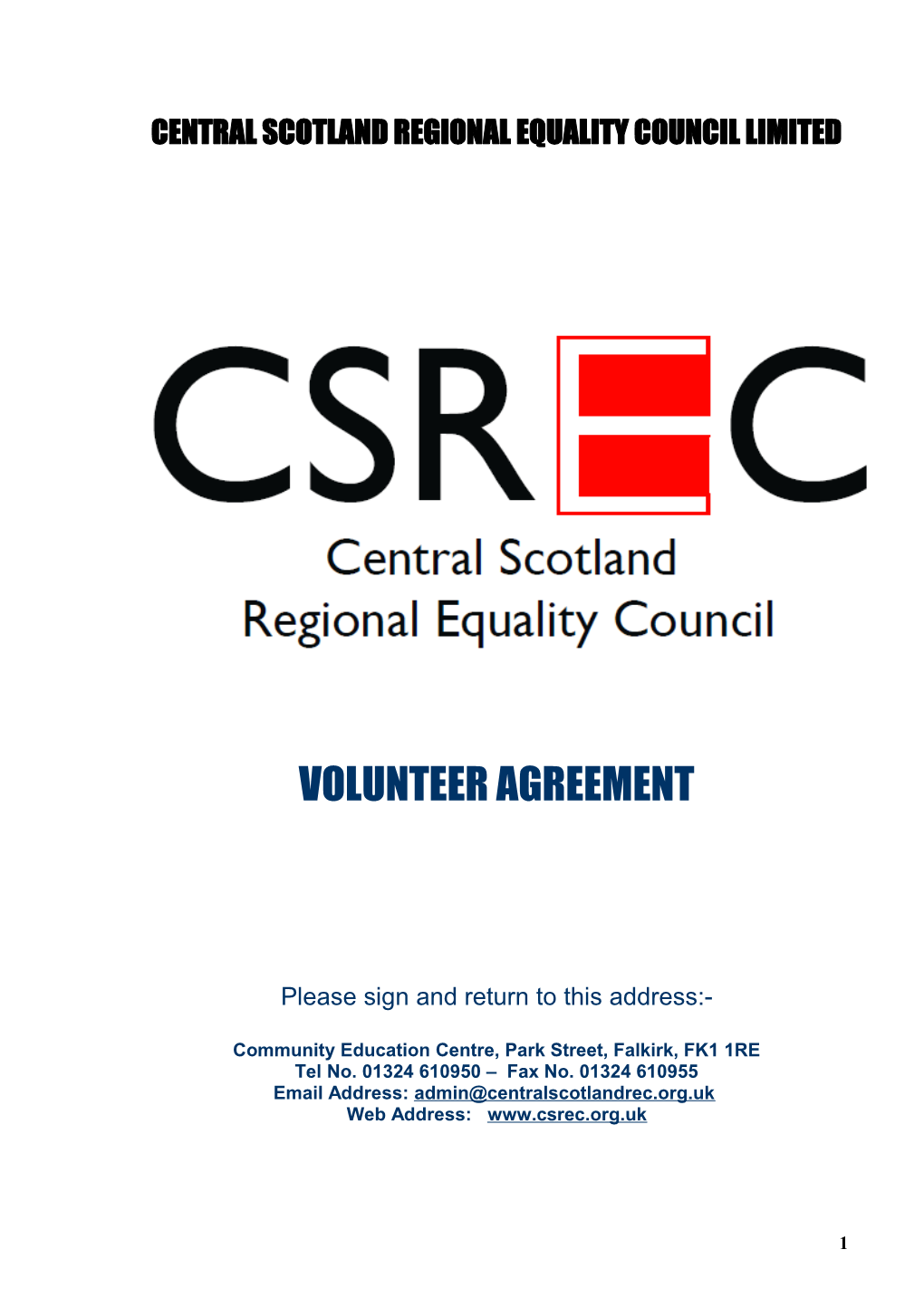 Central Scotland Regional Equality Council Limited