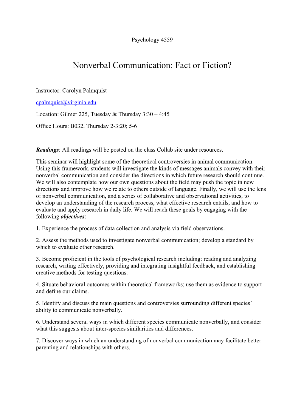 Nonverbal Communication: Fact Or Fiction?