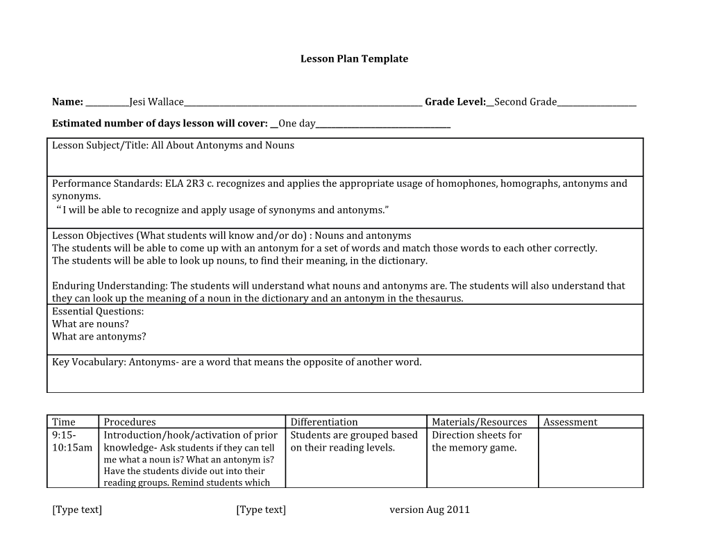 Lesson Plan Template s41