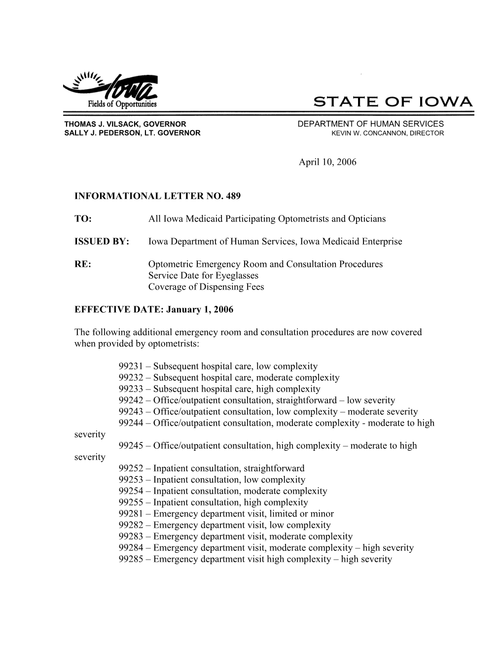 Department of Human Services Letterhead s2