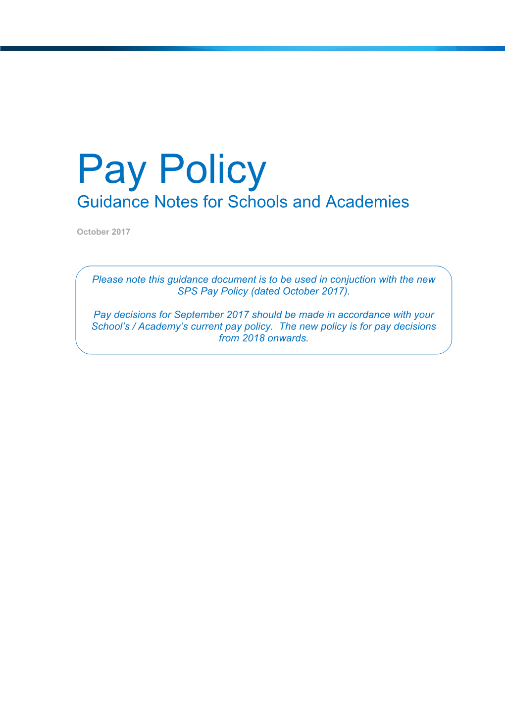 Guidance Notes for Schools and Academies