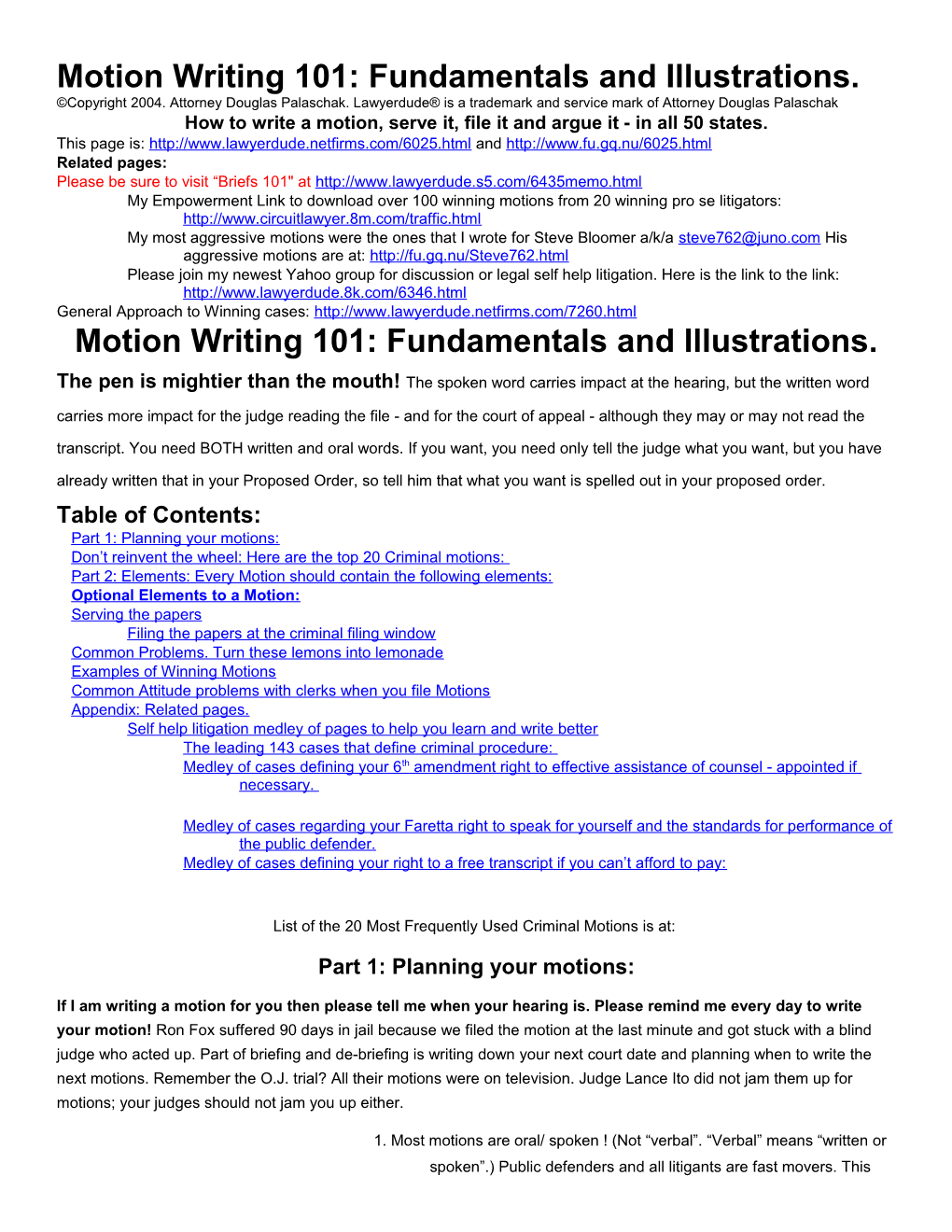 How to Write a Motion, Serve It, File It and Argue It - in All 50 States