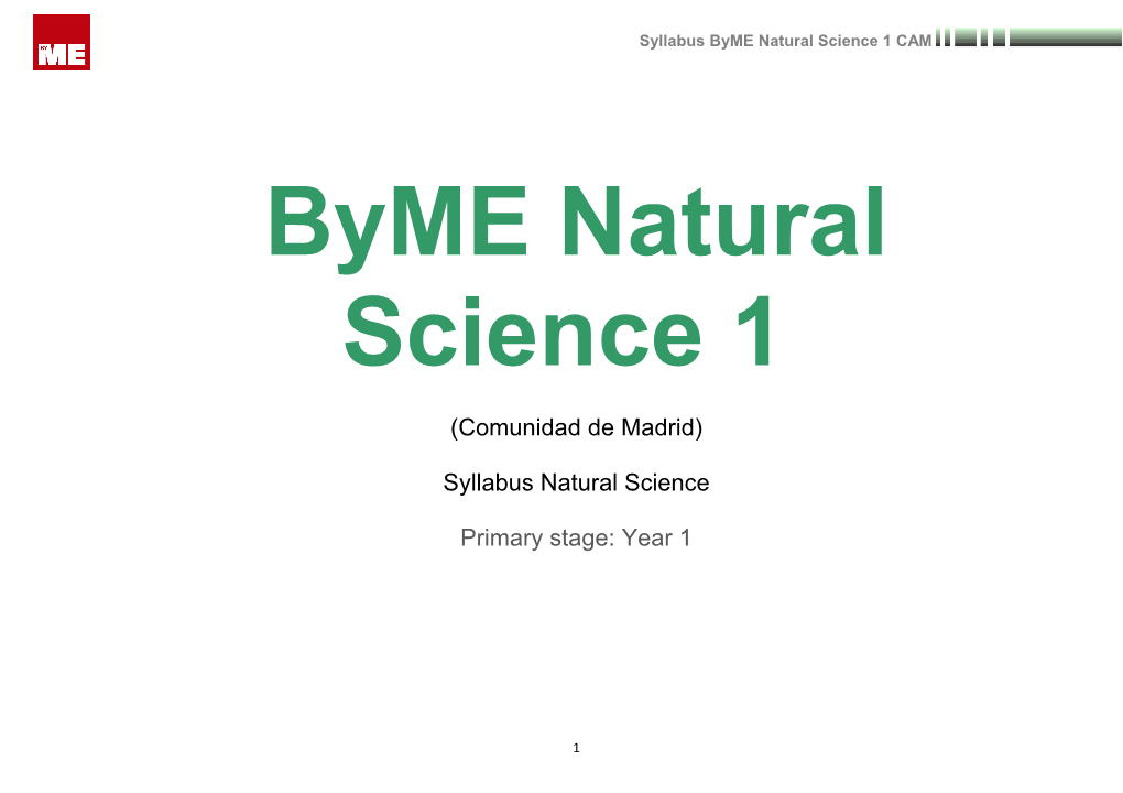 Byme Natural Science 1