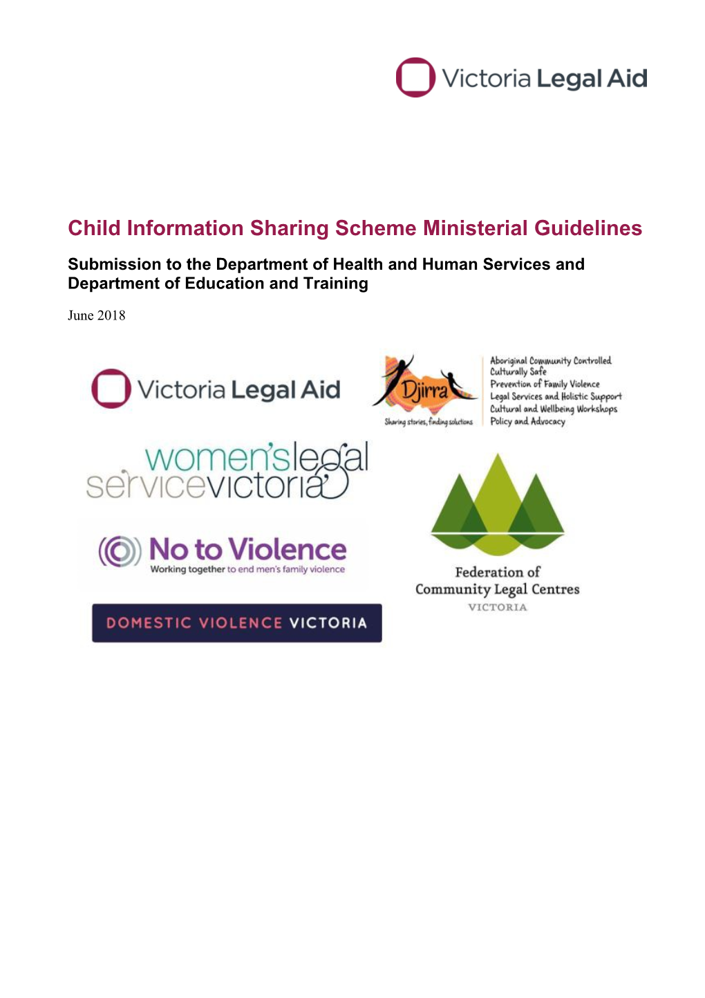 Child Information Sharing Scheme Ministerial Guidelines