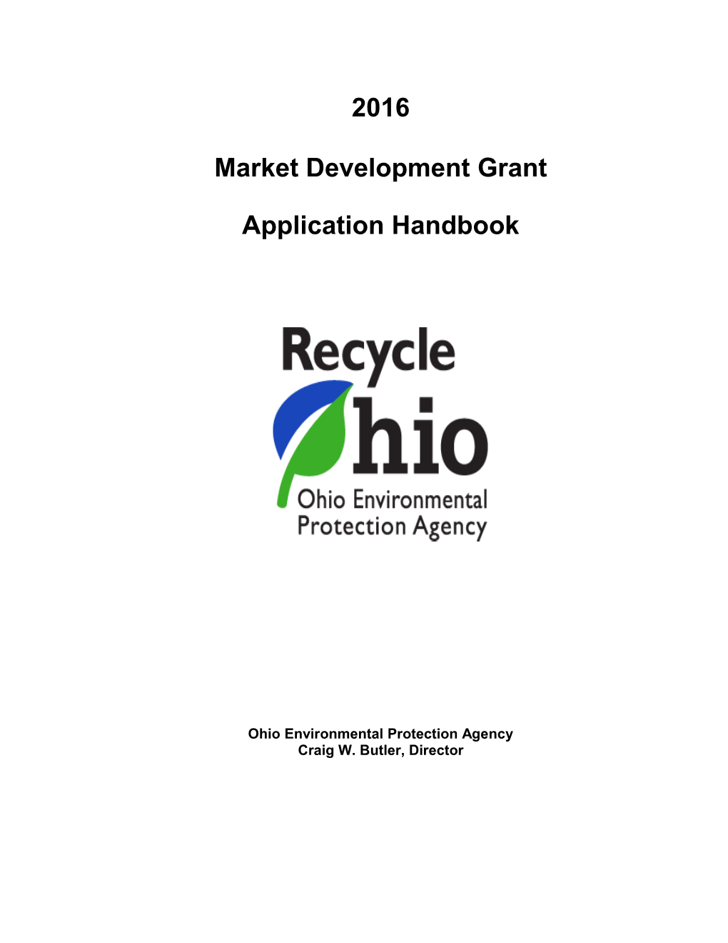 2012 Market Development Grant Application