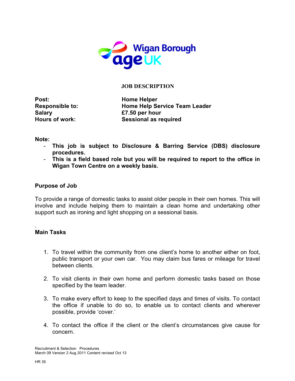 Age Concern Wigan Borough