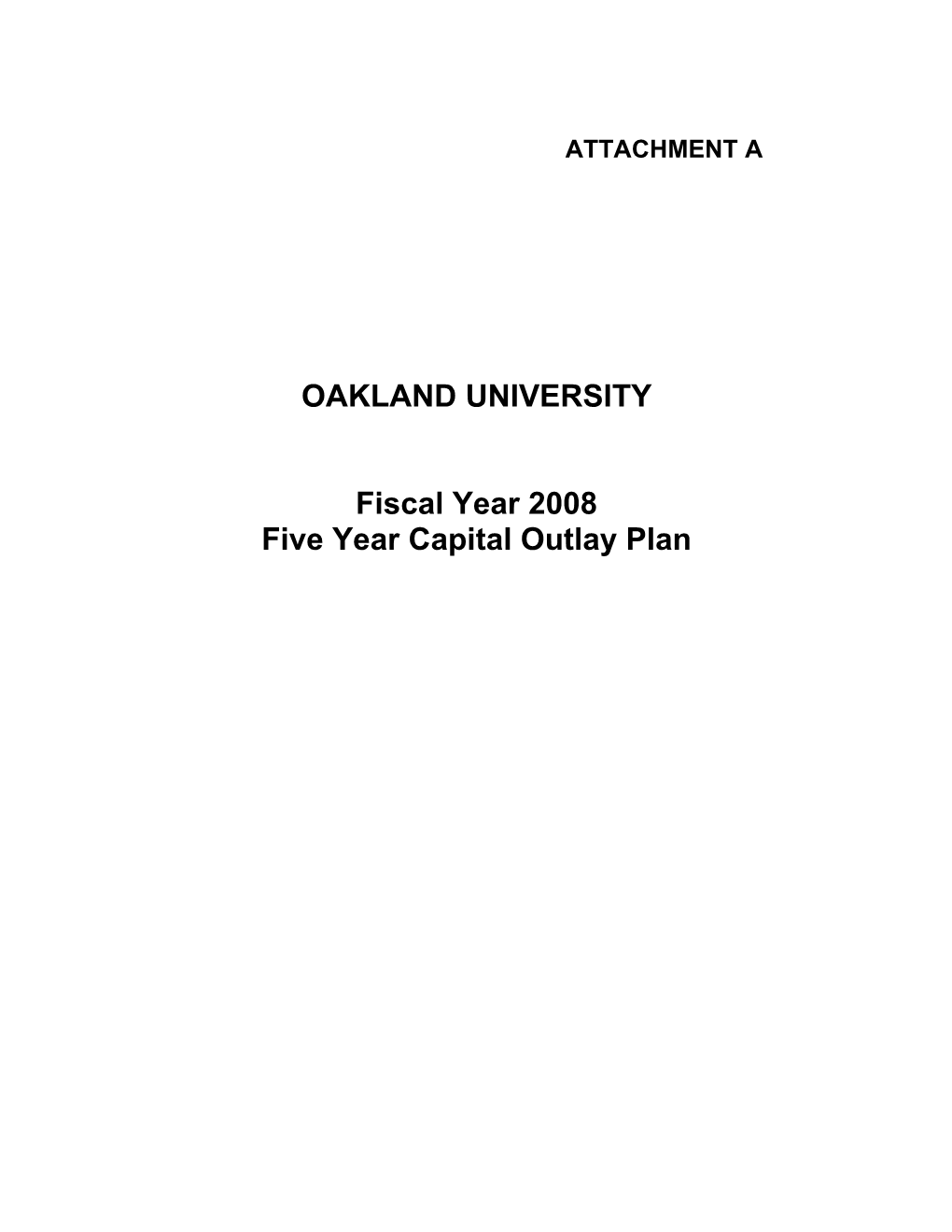 Five Year Capital Outlay Plan s1