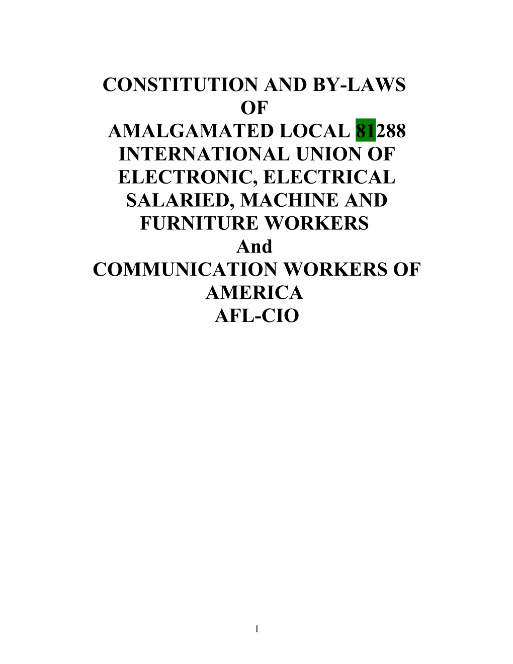 International Union of Electronic, Electrical