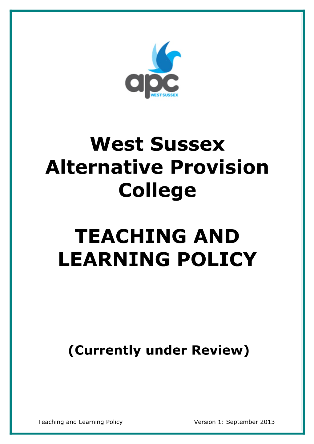 West Sussex Alternative Provision