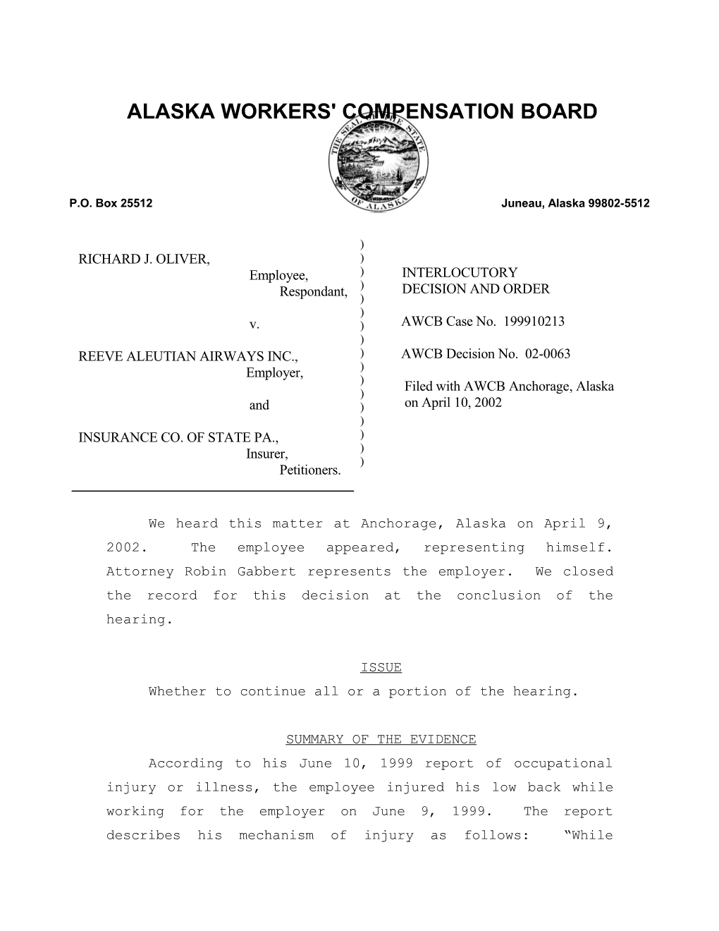 Alaska Workers' Compensation Board s51