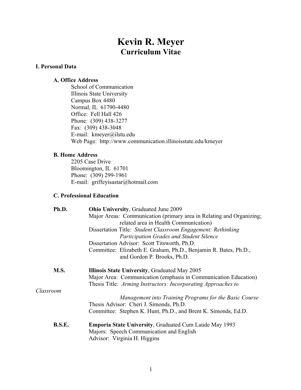 Curriculum Vitae s352