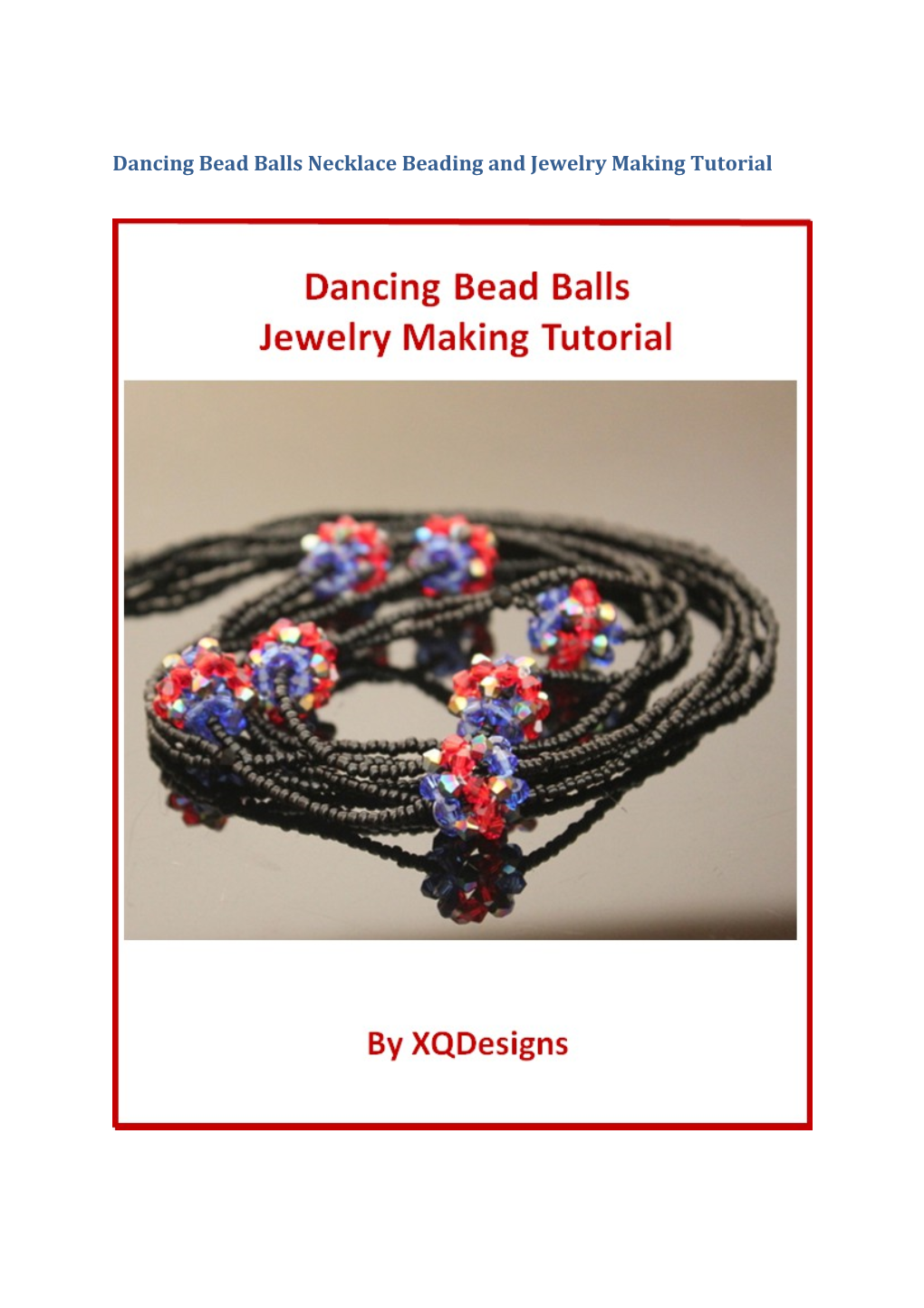Dancing Bead Balls Necklace Beading and Jewelry Making Tutorial