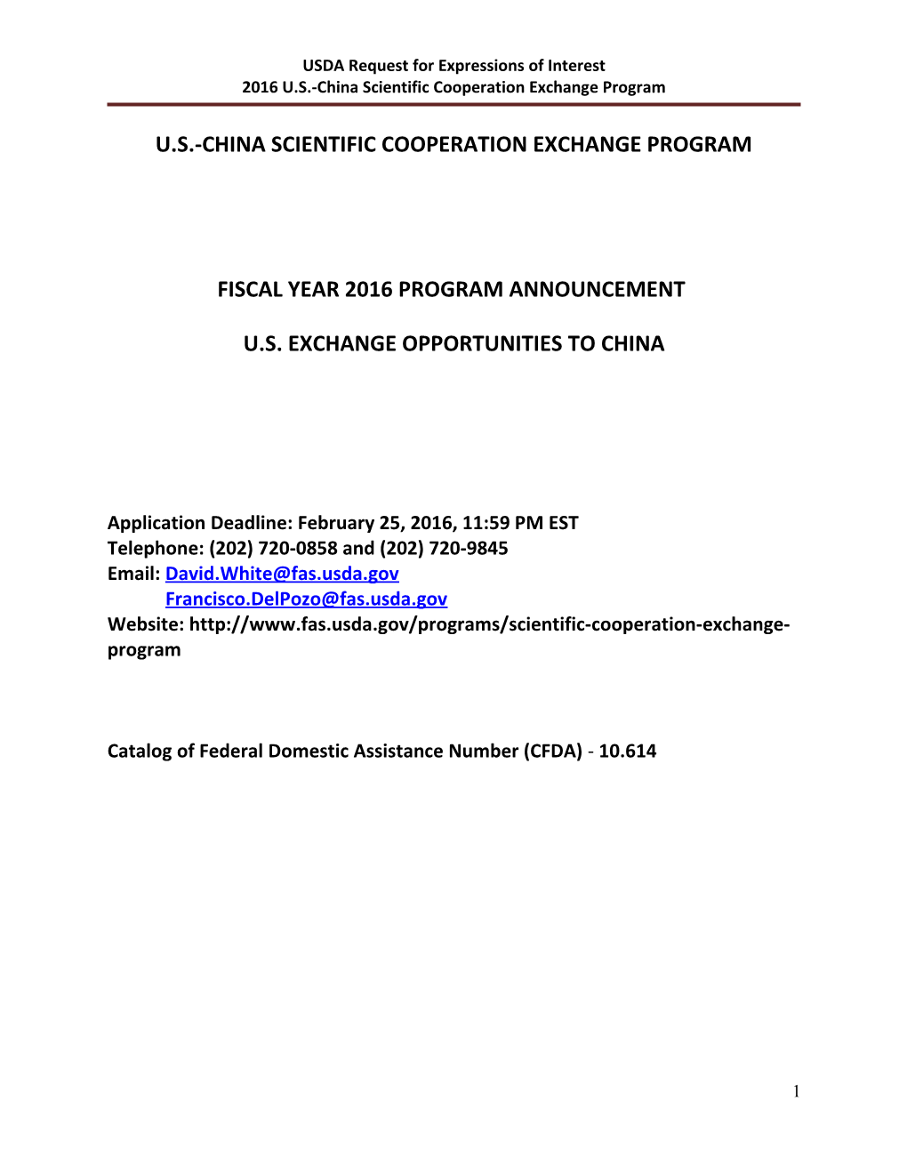 USDA Request For Proposals- 2012 Borlaug Fellowship Program- [COUNTRY/REGION]